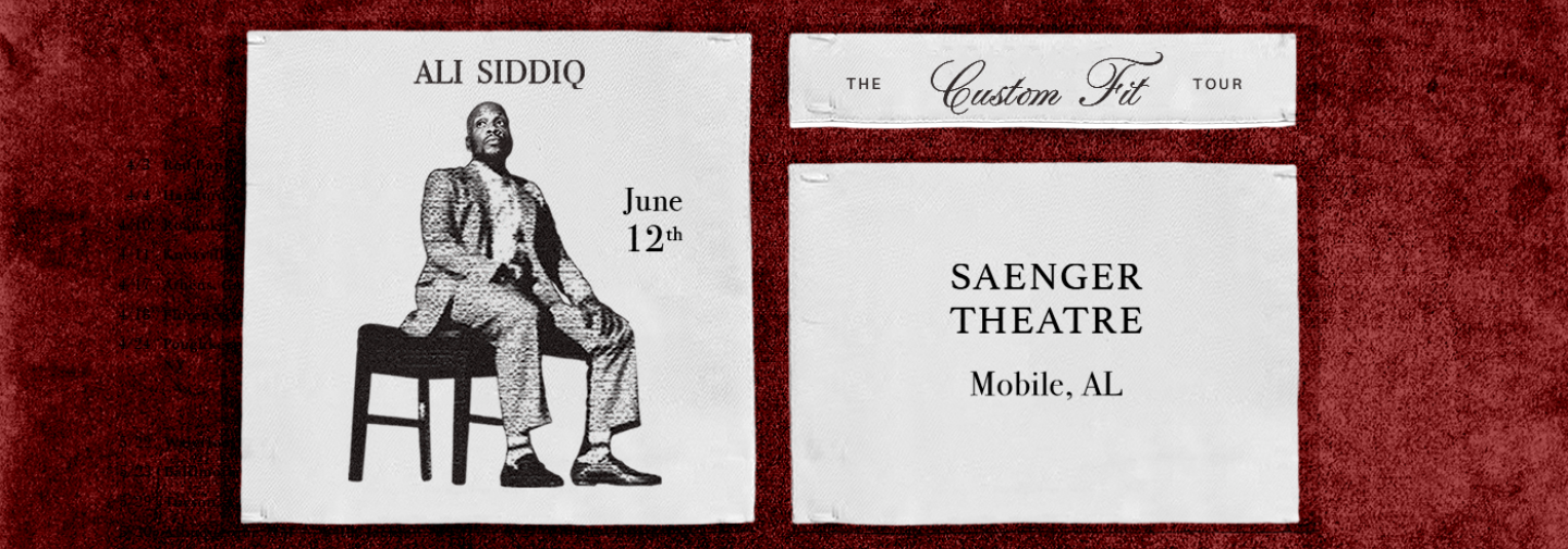 Ali Siddiq: The Custom Fit Tour