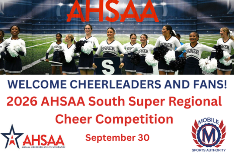 More Info for 2026 AHSAA South Super Regional Cheer Competition