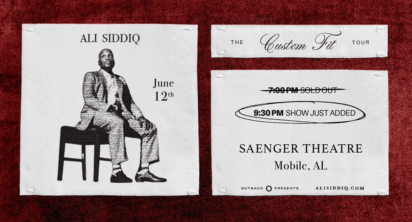 Ali Siddiq: The Custom Fit Tour Premium Box Seating